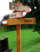 St. Georgen liegt an einem Knotenpunkt eines dichten Netzes an gut markierten Wanderwegen